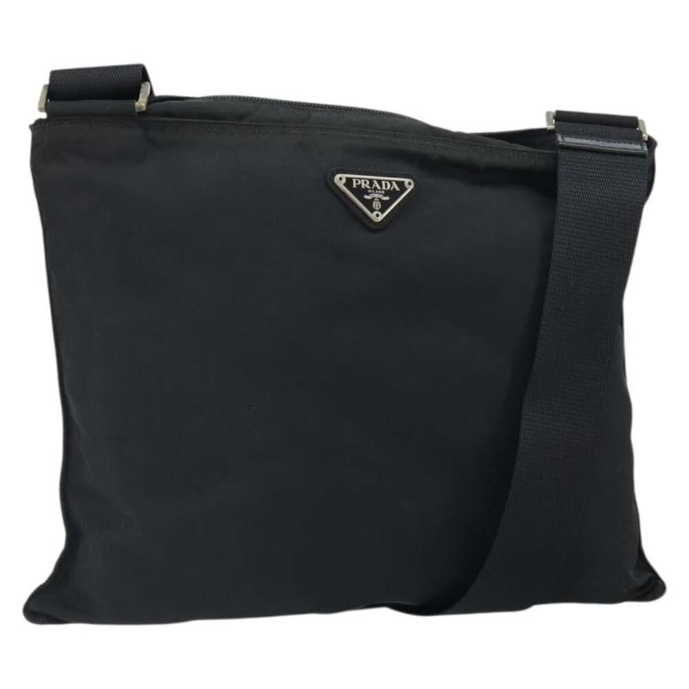 Prada Nylon Shoulder Bag Black